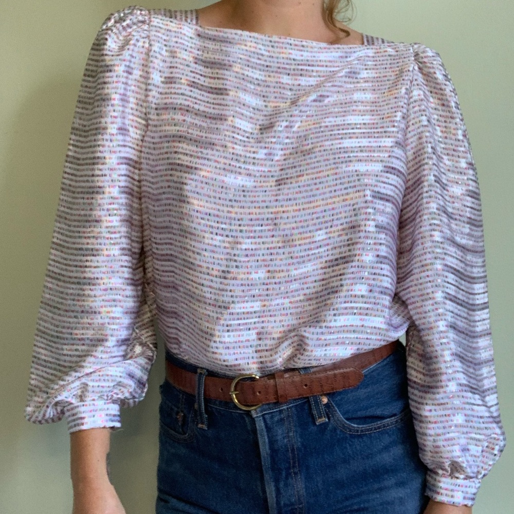 Vintage silky blouse, 1970’s-1980’s